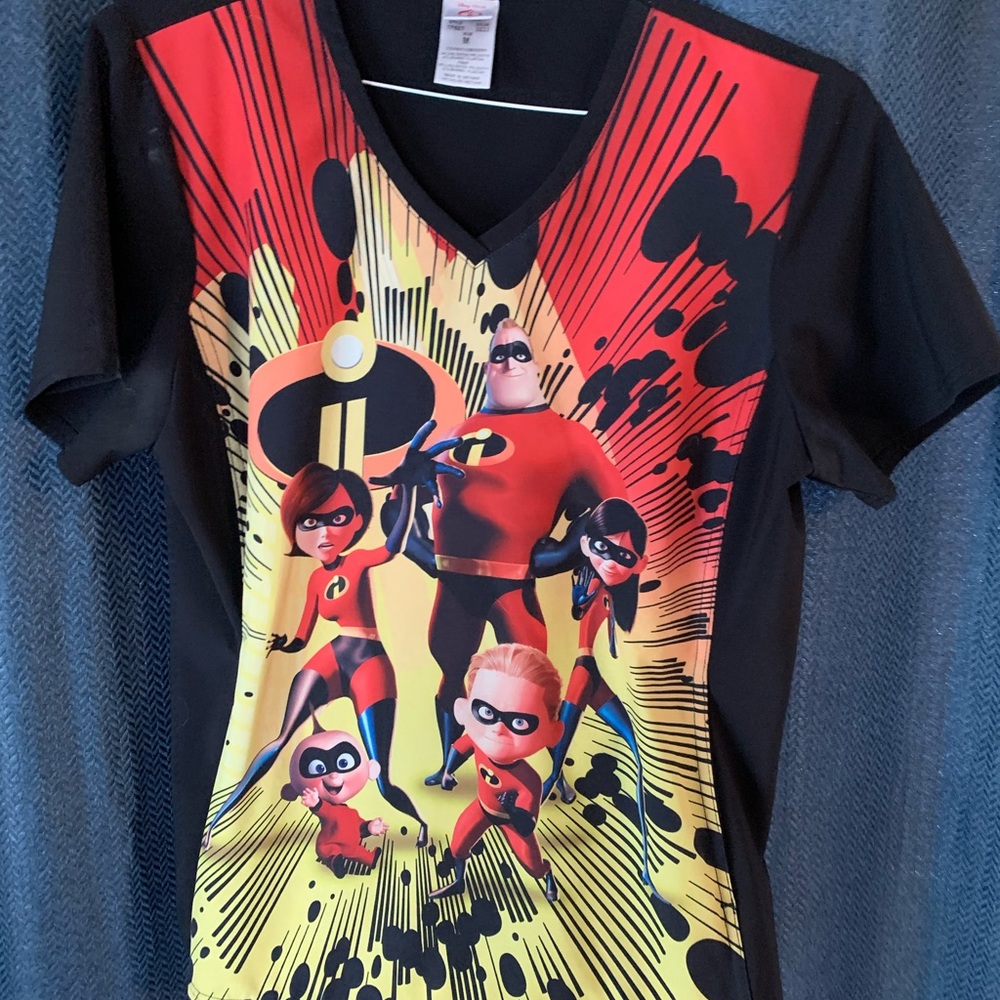 Incredibles scrub top